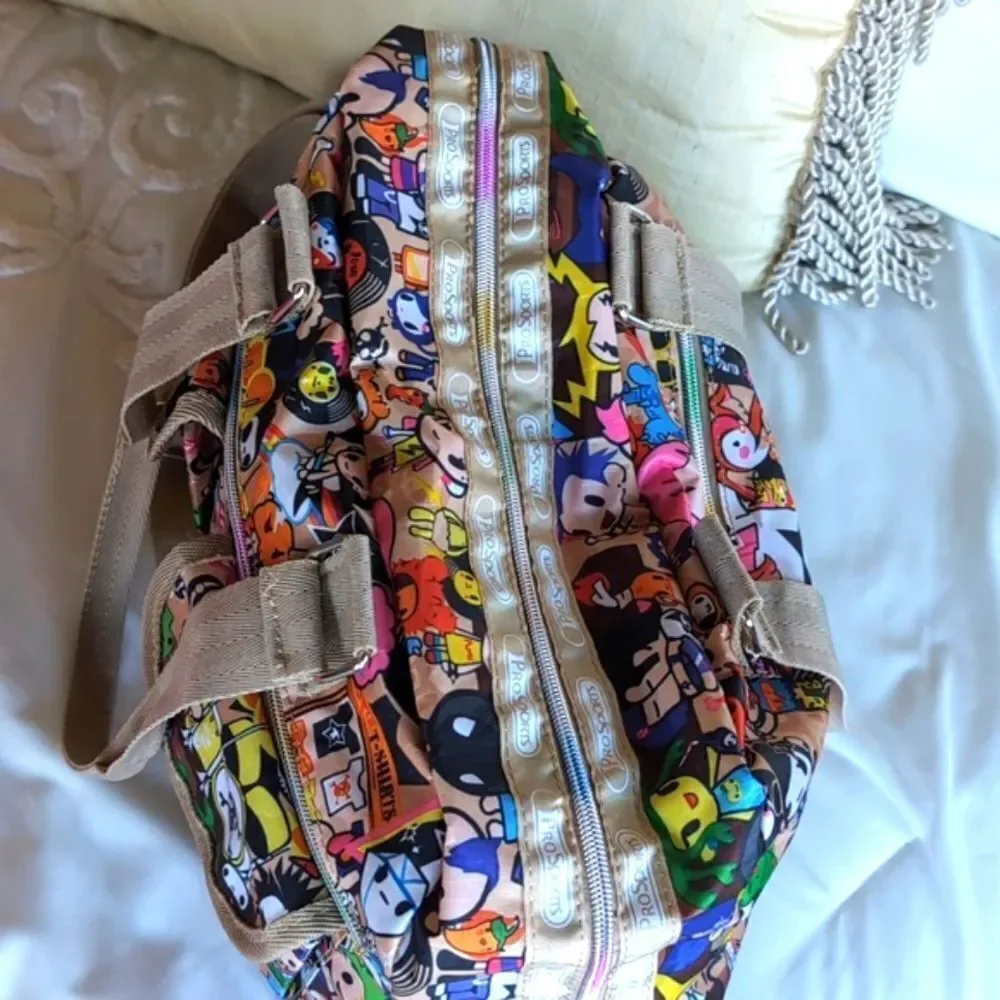 Tokidoki ProSportsac Med Duffel Weekender Bag Pockets Kawaii Japan Anime…